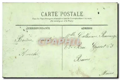 Compiègne — Katedra św. Jakuba — LL. — Wydawca LL, nr 6 — Rewers