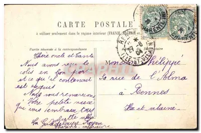 Kościół w Pontaillac — Royan-les-Bains — Wydawca nieznany — Rewers