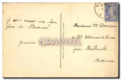 Limoges — Katedra — LL. — Wydawnictwo Jean-Louis, Tabacs, Limoges — Rewers