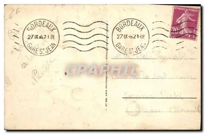 Arcachon - Brzeg Srebrny - Duża przystań — n°10 — Rewers