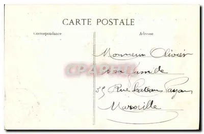 Panteon i Statua J.-J. Rousseau — Paryż — n° 4074 — Rewers