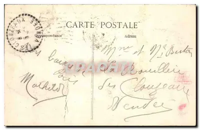 PARIS — Katedra Notre-Dame — Absydę — Styl ogivalny — Zbudowana w latach 1163–1318, odrestaurowana w latach 1845–1857 przez Lassusa oraz w 1870 przez Viollet-le-Duca. — Rewers