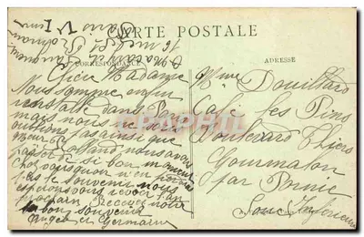 Paryż — Kaskada w Bois de Boulogne — A.P. n°285 — Rewers