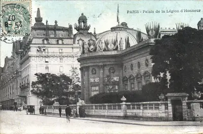 Paryż - Pałac Orderu Honoru — widok architektoniczny — wydawca nieznany