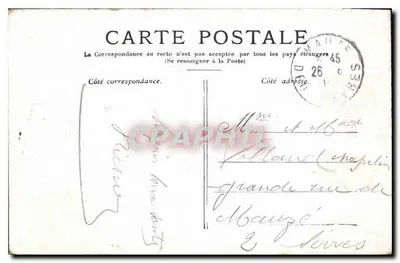 Parijs — Les Invalides — Uitgever niet zichtbaar, serie-nummer niet leesbaar — Achterkant