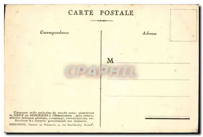 Paryż — Invalides — Darowany przez Hémoglobine Deschiens — Rewers
