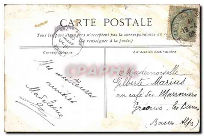 Paryż — Ogólny widok z Louvru — Paryż, VI — Géné — Rewers