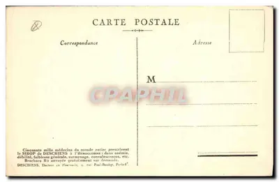 Wyspa Świętego Ewangelii (Vert-Galant) — widok Seiny z Katedrą Notre-Dame — oferowana przez Hémoglobine Deschiens — Rewers