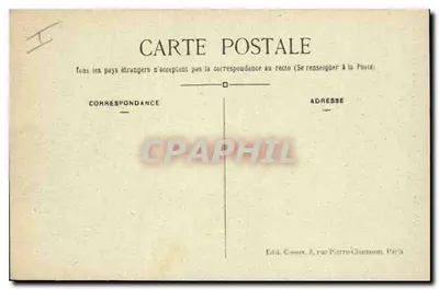 Paris — A Coluna de Julho, Praça da Bastilha — C.M. n°45 — Verso