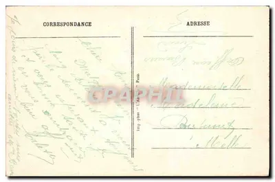 Parigi - Stazione del Nord — vista della stazione con pedoni e veicoli — editore Adelle, n° 119 — Verso