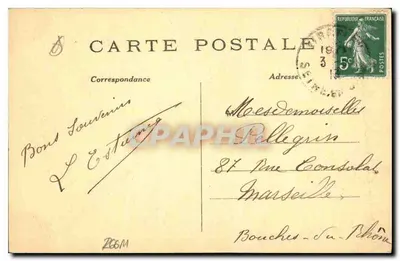 Paris - Bois de Boulogne - La Ferme du Pré-Catelan - C.M. n°340 — Verso