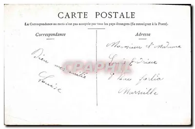 Paris - LA TRINITÉ — editor não visível, número de série não legível — Verso
