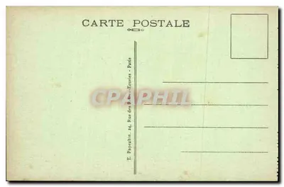 Notre-Dame w Paryżu — Strona południowa (na brzegu Seiny) — A. P. n°267 — Rewers