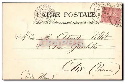 Paryż — Pałac Orderu Legii Honorowej — L. J. & Cie, wyd., Angoulême-Paryż — Rewers