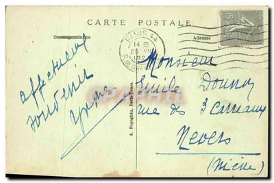 Paryż — Fontanna Saint-Michel — wydawca A. P. (n° 432) — Rewers