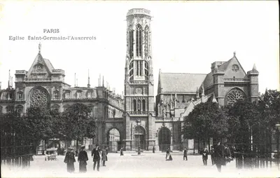 Igreja de Saint-Germain-l'Auxerrois — Paris — editor não identificado