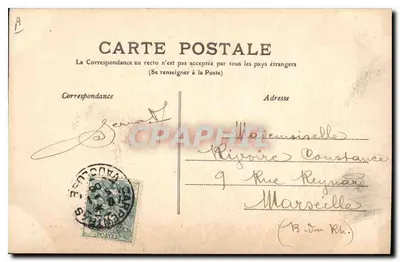 Ventoux pod śniegiem — Terrasa obserwacyjna — Wydawnictwo J. Brun i Cie, Carpentras — Rewers
