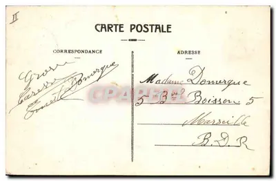 O Monte Ventoux (Vaucluse) — O Cume do Norte sob a neve — Edições Artísticas J. Brun e Cie, Carpentras, n°4 — Verso