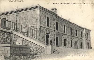 Mont-Ventoux — A Observatória (2a vista) — Edições J. Brun e Cie, Carpentras