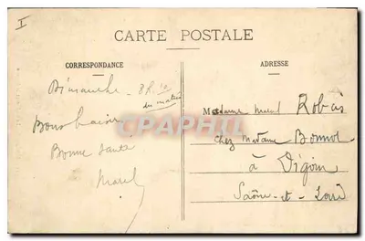 Limoges - A Carvalha e o Cana — Edição do Conserver du Centre, Limoges, n°16 — Verso