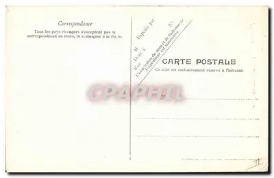 Meaux — La escalera del Capítulo — V.P. Paris, n.º 21 — Reverso