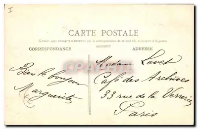 Estátua de Bossuet — Meaux — editor não visível — Verso