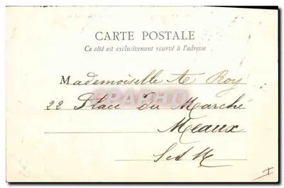 Meaux — Porte du Grand Séminaire — Wydawca Cottty, nr 8 — Rewers