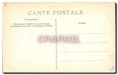 Melun — Kościół Świętego Aspaita — Wydawca E.D. n°820 — Rewers