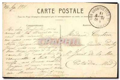 Melun — Chiesa di Notre-Dame — Collezione delle Gateries Molinaise — Verso