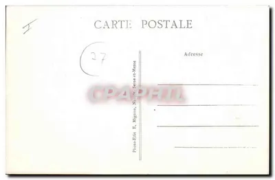 MELUN (S.-et-M.) — Jego otoczenie — Zamek Vaux-le-Vicomte — Rewers