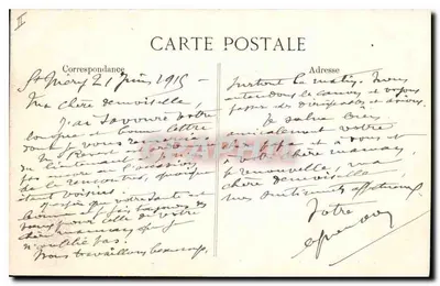 Melun — Giardino dell'Hôtel de Ville — BP 496 — Verso