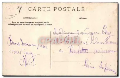Melun — Castillo de Vaux — Galerías Nacionales — Reverso