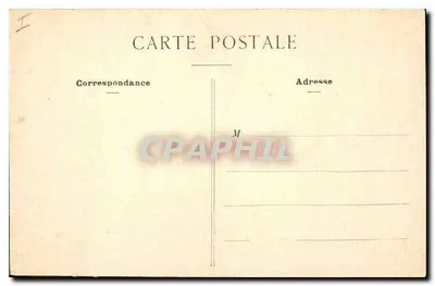 Melun — The Town Hall — unidentified publisher, series number 13 — Back