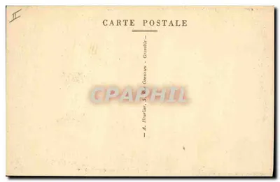O Lautaret (2056 m) — Os Hotéis e o Combeynot (3155 m) — A. Fourrier, 5, Rue Génissage - Grenoble — Verso