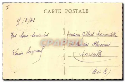 O Lautaret (2056 m.) e a Roche do Grand Galibier (3229 m.) — Os Lacets do Galibier — Editor Bilhete postal moderno n° 120-9 — Verso