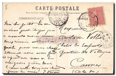 Dauphiné — Lautaret, hotele i maszty Combeynot — Papeterie des Alpes Eug. Robert, Grenoble — Rewers
