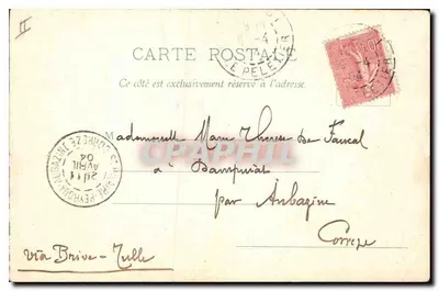 Trasa do La Grave w Lautaret — Tunel — Papeterie des Alpes Eug. Robert, Grenoble — Rewers
