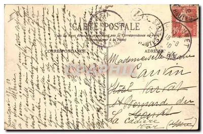 Le Lautaret, os Hotéis e o maciço do Combeynot — Dauphiné — E. R. — n°824 — Verso