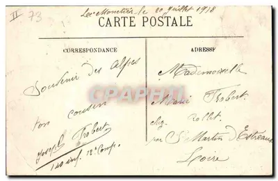 O Lautaret (2.075 m.) — LL. — O Dauphiné — editor LL — Verso