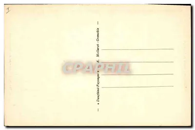 Dauphiné - Trasa Lautaret — tunel i wodospady Grand Clot — A. Mollaret, Grenoble — Rewers