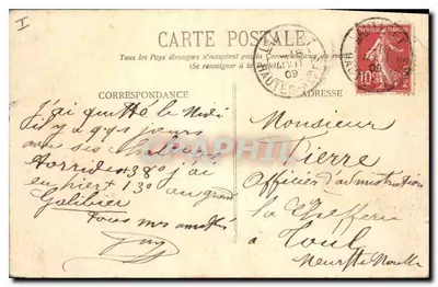 Dauphiné — Lautaret, hotele i masowy Combeynot — E.R. — nr 824 — Rewers