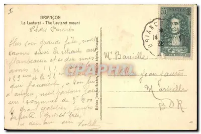 Lautaret - Briançon — Wydawnictwo Alpina, Briançon — Rewers