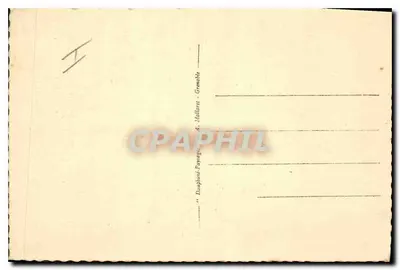 Dauphiné - LAUTARET (2.056 m.) - O Jardim Alpino e o Hotel P. L. M. — Verso