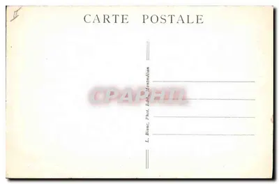 Col do Lautaret — vista alpina com ciclista — L. Blanc, Fot. Editora, Montmélian — Verso