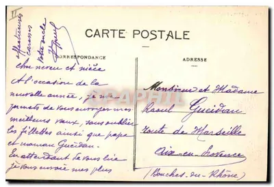 Nas Fontes da Touvre — Arredores de Angoulême — J.S.D. n°2428 — Verso