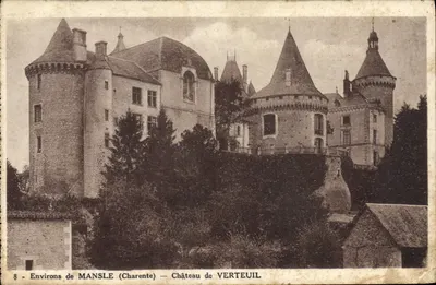 Environs de MANSLE (Charente) — Château de VERTEUIL