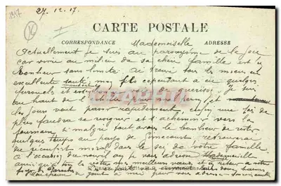 La Rochefoucauld — Fachada Sul do Castelo — Editor: C. P. A. (nº 1376) — Verso