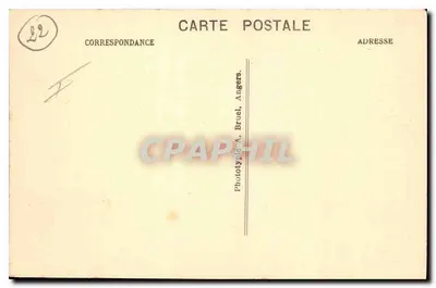 Paimpol (C.-du-N.) — Falaise, która zainspirowała piosenkę "La Palmpolaise" do Théodora Botrela — Fototype A. Bruel — Rewers