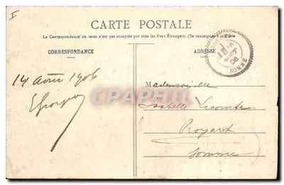 Saint-Cast — Coluna comemorativa da vitória do 11 de Setembro de 1758 — editor desconhecido, n° 1053 — Verso