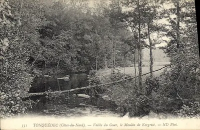 Tonquédec (Côtes-du-Nord) — Vale do Guer, a Moinha de Kergrist — ND Pbol.